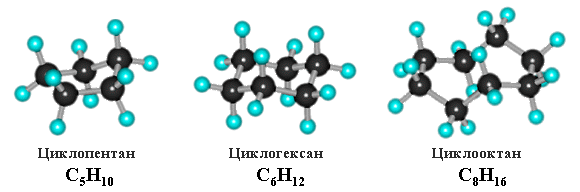 Циклоалканы С5, С6, С8