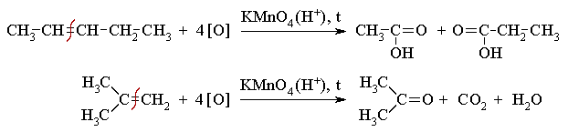 Жесткое окисление алкенов