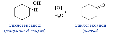 Окисление вторичных спиртов